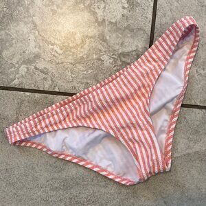 J. Crew Pink Seersucker Bikini bottoms
